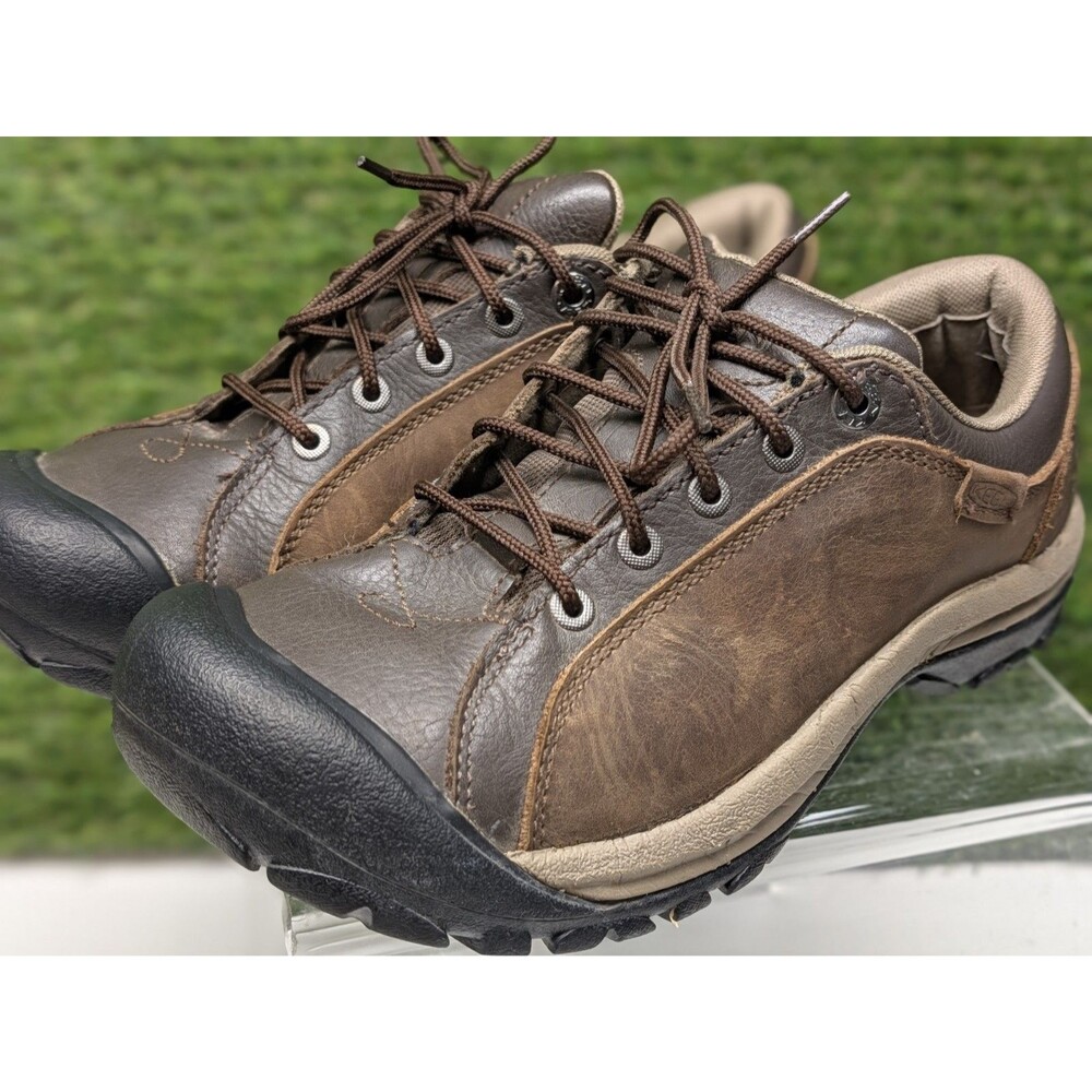 KEEN Briggs Shoes Women's Size 9 Hiking Walking Brown Leather Lace Up 1011398
